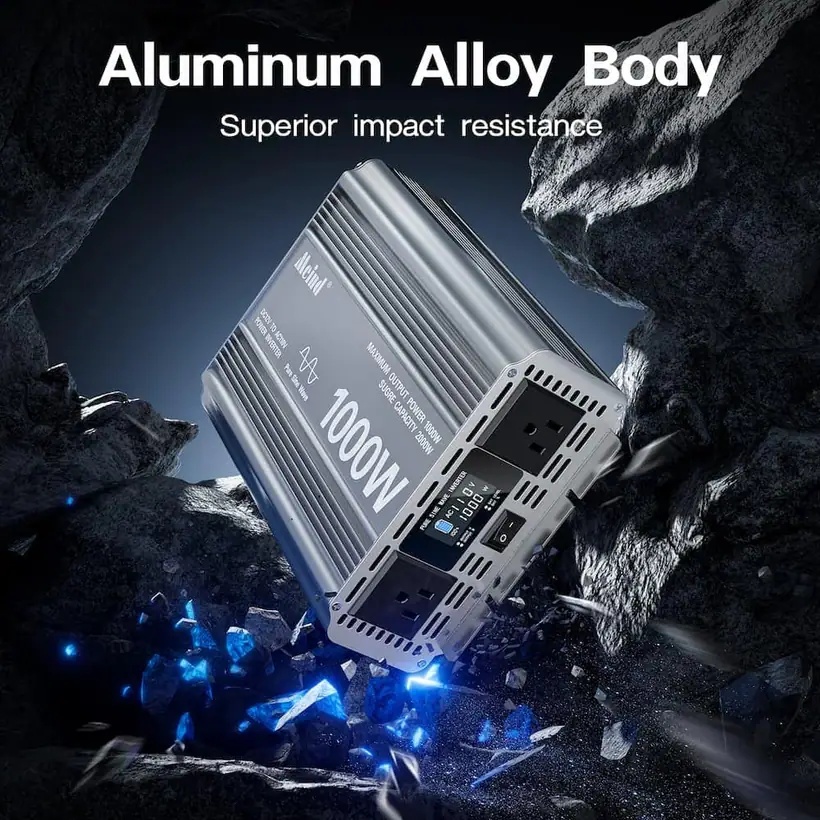 1000W DC 12V/24V/48V to AC 110V/220V Pure Sine Wave Power Inverter with LCD Display detail 7
