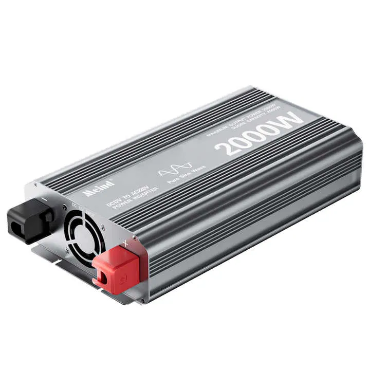 2000W DC 12V/24V/48V to AC 110V/220V Pure Sine Wave Power Inverter with LCD Display view 2