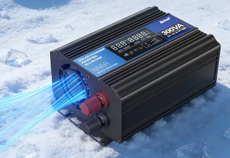 300W DC 12V/24V to AC 110V/220V Peak 600W Off-Grid Solar Inverter detail 16