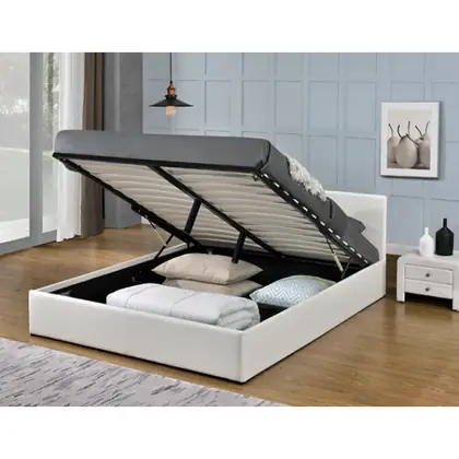 MONICA GAS LEATHER BED