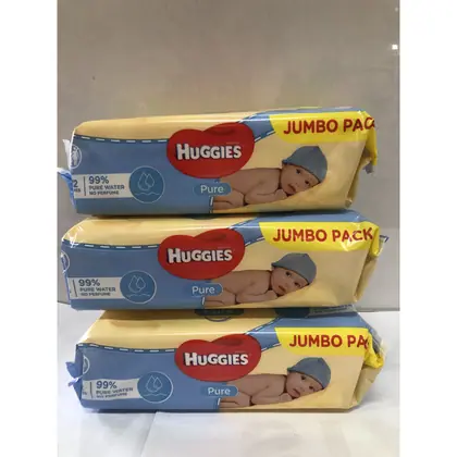 HUGGIES PURE BABY WIPES