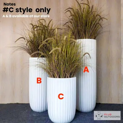 Домашний сад OVAL SHARP GARDEN POT FIBREGLASS POT FOR INDOOR & OUTDOOR USE