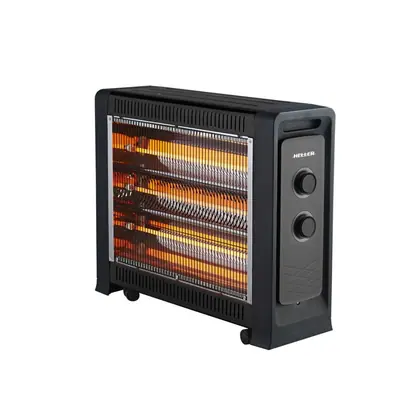Heller 2400W 석영 레이디언트 히터 팬 Assisted