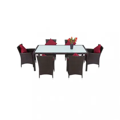 Outdoor 6 Seater Dining Set