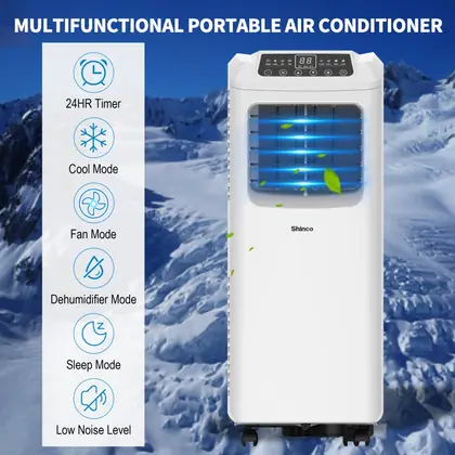 Shinco SPO6-07C 7,000 BTU 휴대용 에어 컨디셔너