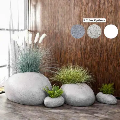 Рок-Шейп ФИБРЕГЛАСС HOME GARDEN POT FOR INDOOR & OUTDOOR USE - ВСЕ СЕТА