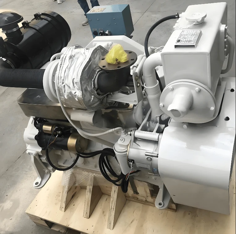 Cummins 6BTA5.9-GM100 Diesel Engine 150HP Marine Diesel Engine shown from another angle