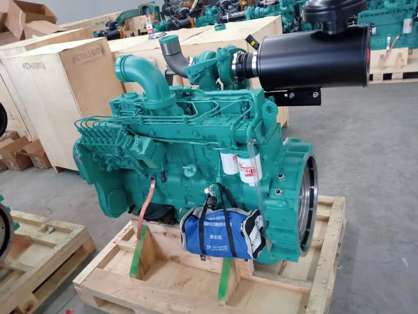 Cummins 6LTAA8.9-G3 230KW 308HP Generator Engine shown from another angle