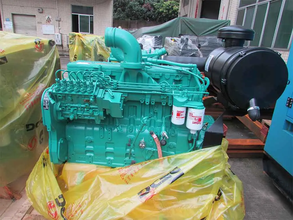 Cummins 6ZTAA13-G2 340KW 456HP Generator Engine shown from another angle