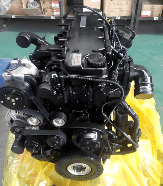 Cummins ISDe210-30 Diesel Engine 210HP Vehicle Engine Assembly shown from another angle