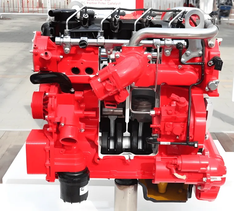 Cummins ISF2.8s4161P Diesel Engine 161HP Vehicle Engine Assembly shown from another angle