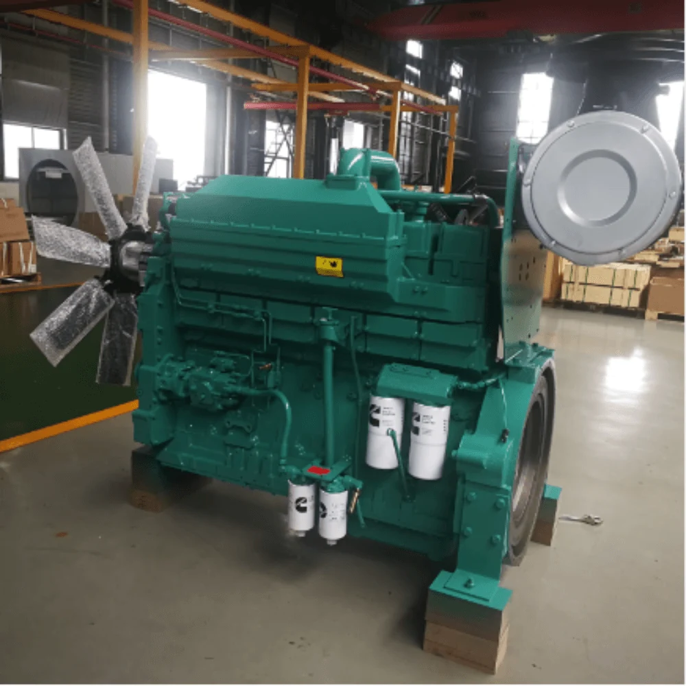 Cummins KTA19-G8 575KW 782HP Generator Engine shown from another angle