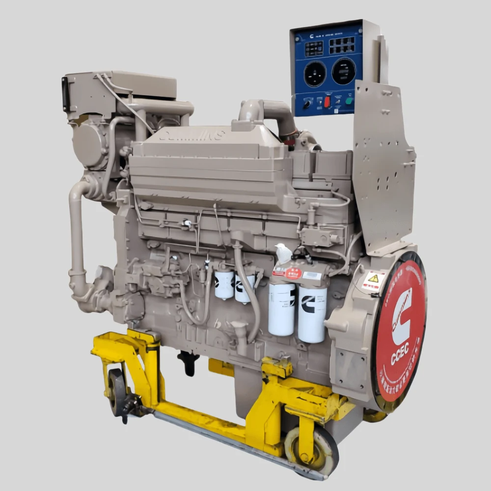 Cummins KTAA19-G5 470KW 639HP Generator Engine shown from another angle