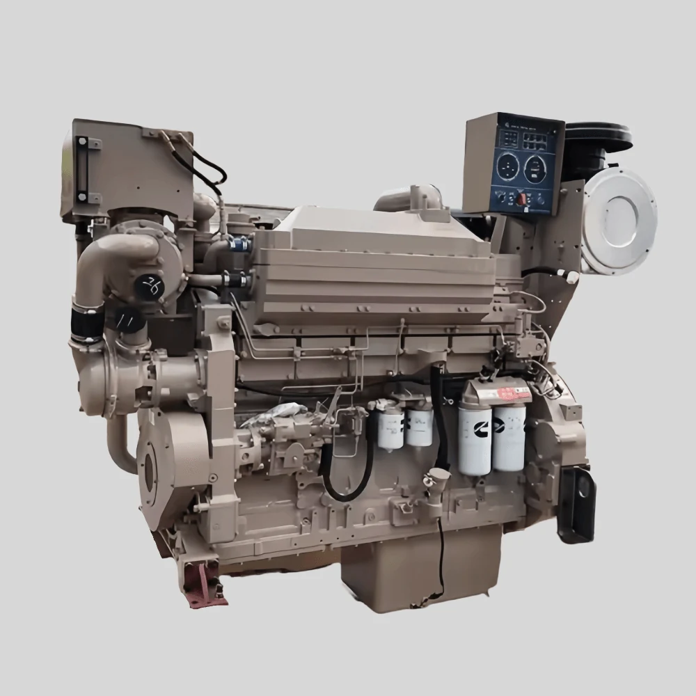 Cummins KTAA19-G6A 586KW 797HP Generator Engine shown from another angle