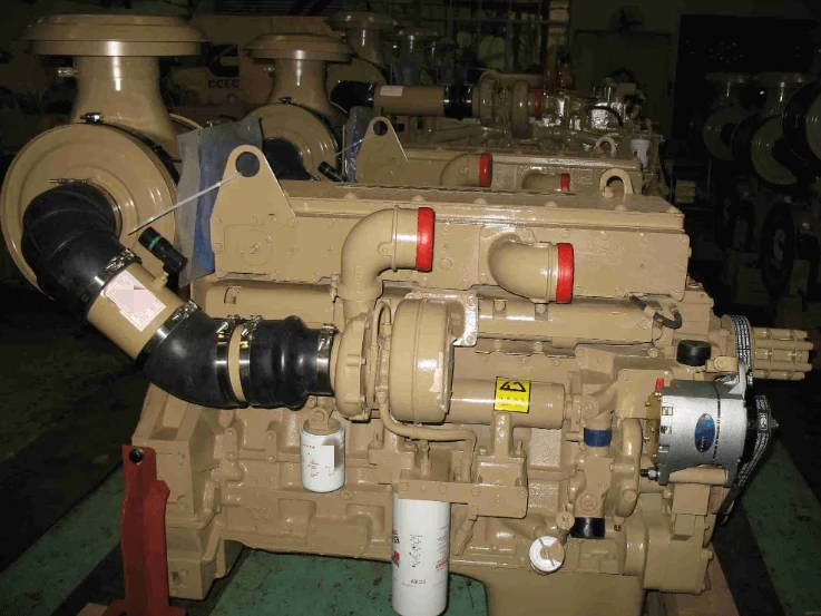 Cummins M11-C330 Diesel Engine 330HP Construction Engine shown from another angle