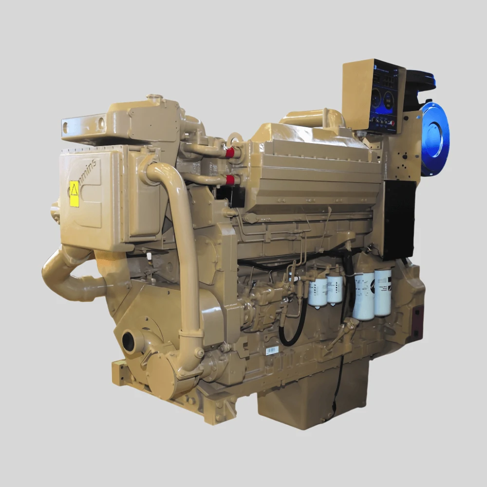 Cummins KTAA19-G6A 586KW 797HP Generator Engine shown from another angle