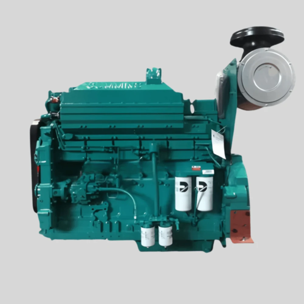 Cummins NTA855-G1B 284KW 386HP Generator Engine shown from another angle