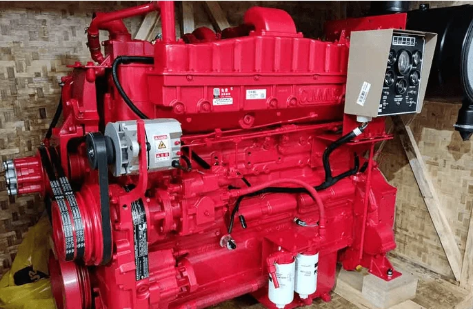 Cummins NTA855-P300 Diesel Engine 300HP Construction Engine shown from another angle