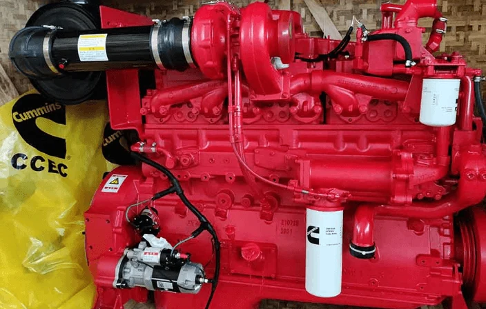 Cummins NTA855-P300 Diesel Engine 300HP Construction Engine shown from another angle