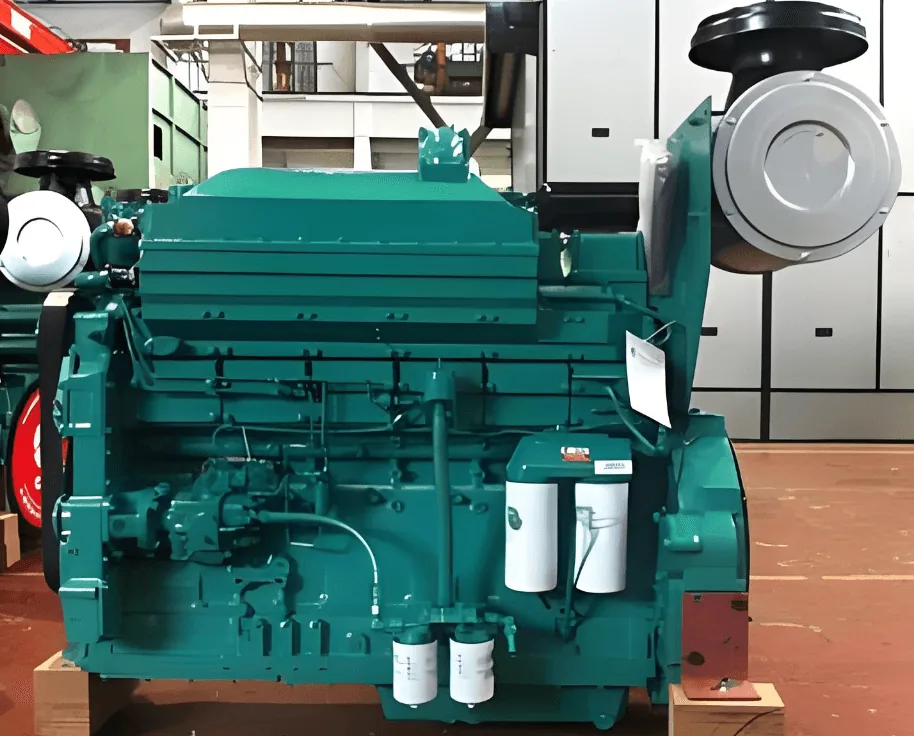 Cummins QSK19 Generator Diesel Engine 650kW Generator Engine Assembly shown from another angle