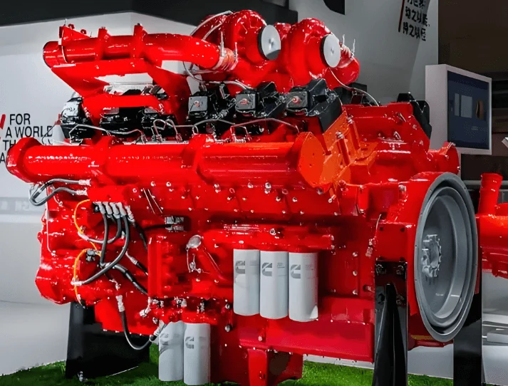 Cummins QSK38-C Diesel Engine 1086HP Construction Engine shown from another angle