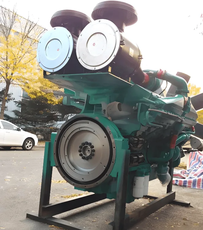 Cummins QSK38 Generator Diesel Engine 1280kW Generator Engine Assembly shown from another angle