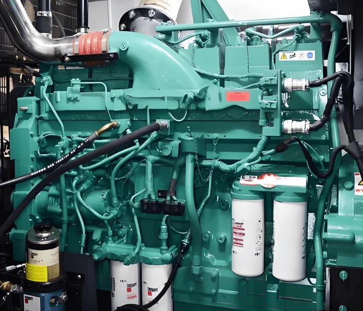 Cummins QSK38 Generator Diesel Engine 1280kW Generator Engine Assembly shown from another angle