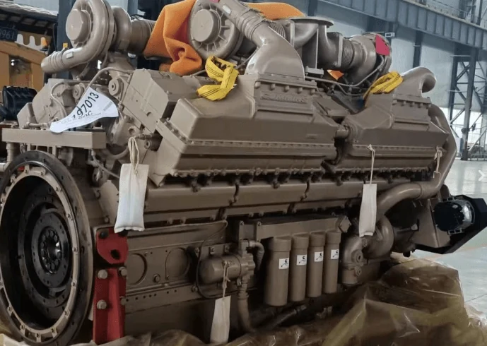Cummins QSK60-C2337 Diesel Engine 2337HP Construction Engine shown from another angle