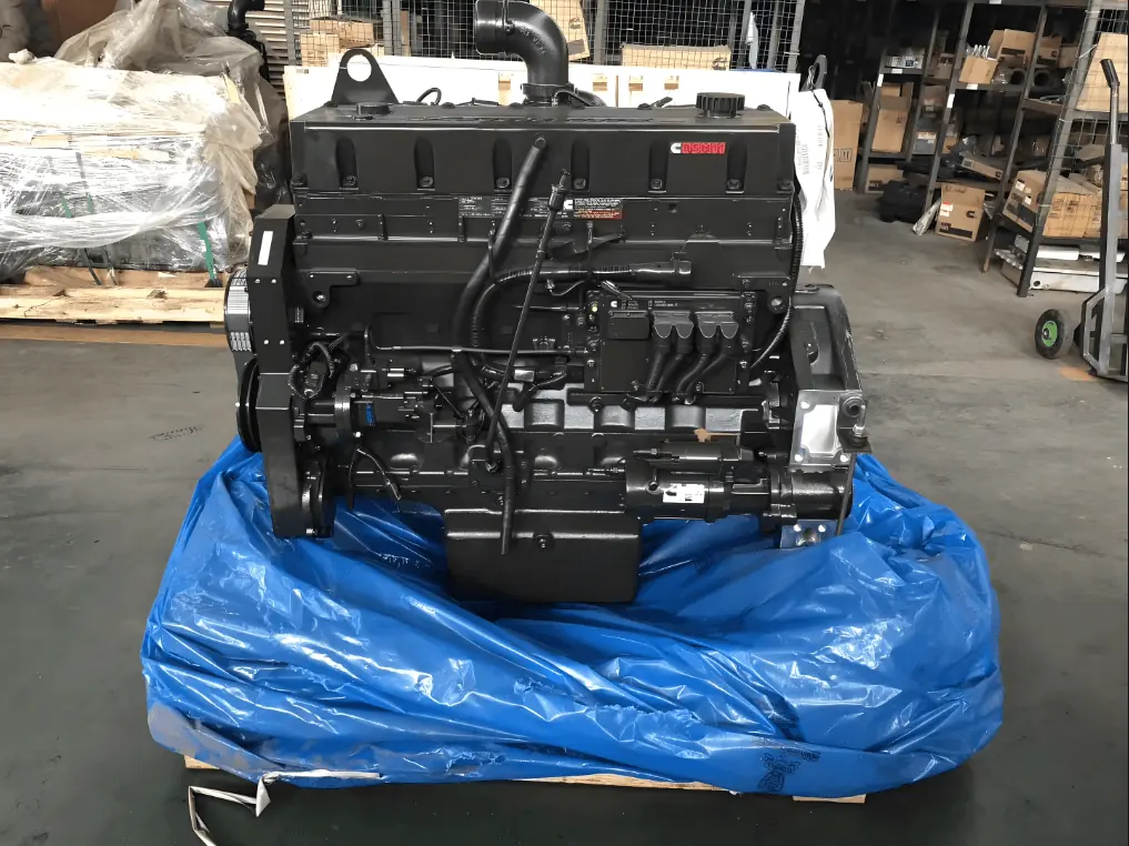 Cummins QSM11-375 Diesel Engine 375HP Construction Engine shown from another angle