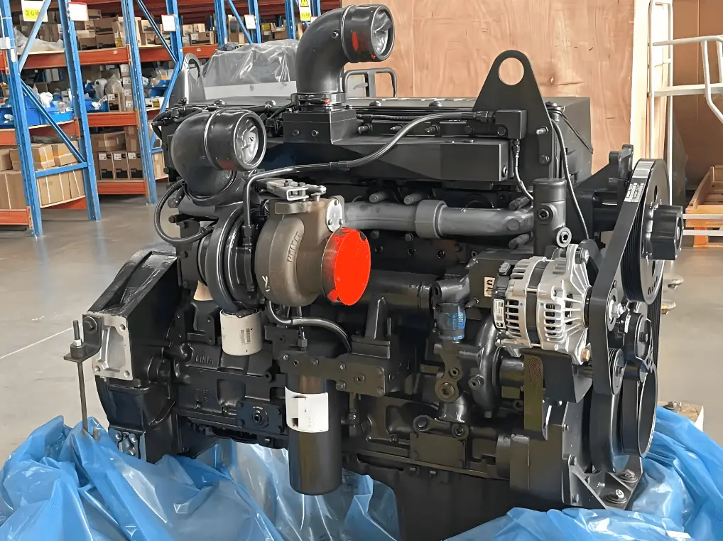 Cummins QSM11-375 Diesel Engine 375HP Construction Engine shown from another angle