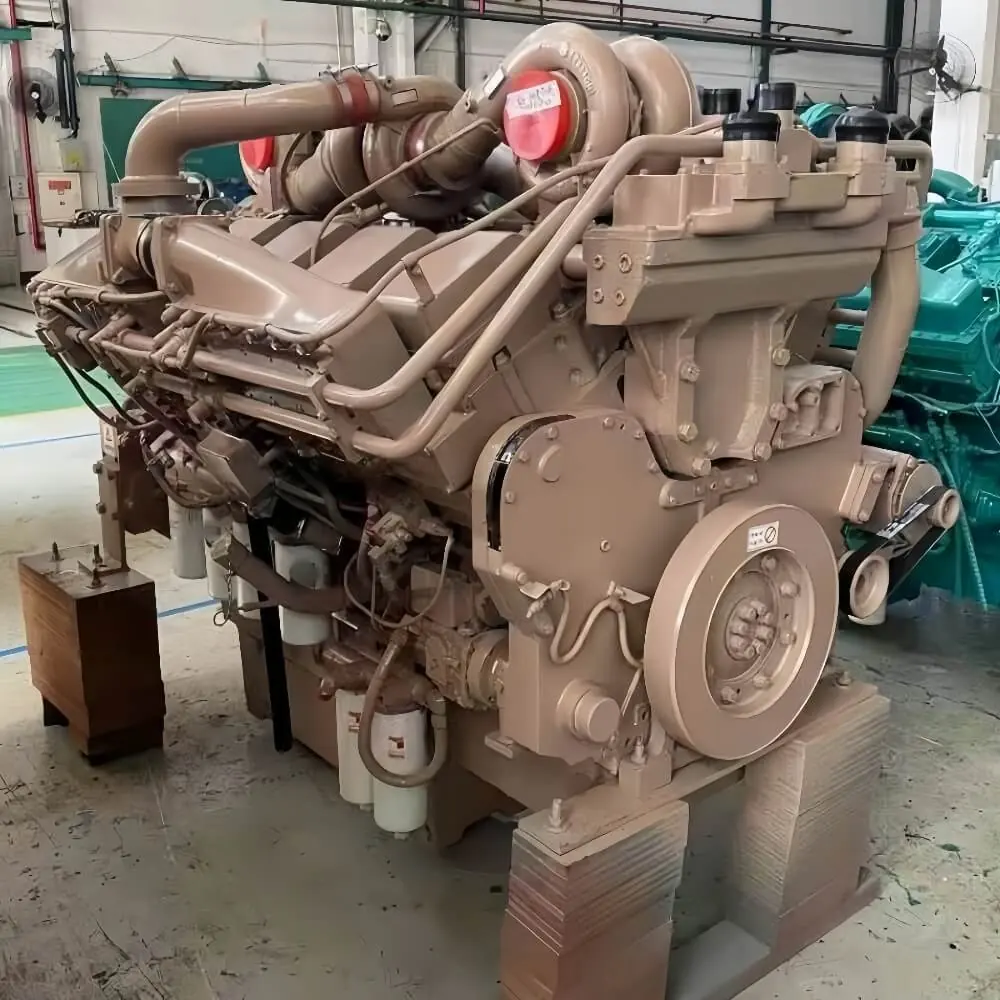 Cummins KTA38 746KW 1000HP Marine Diesel Engine shown from another angle