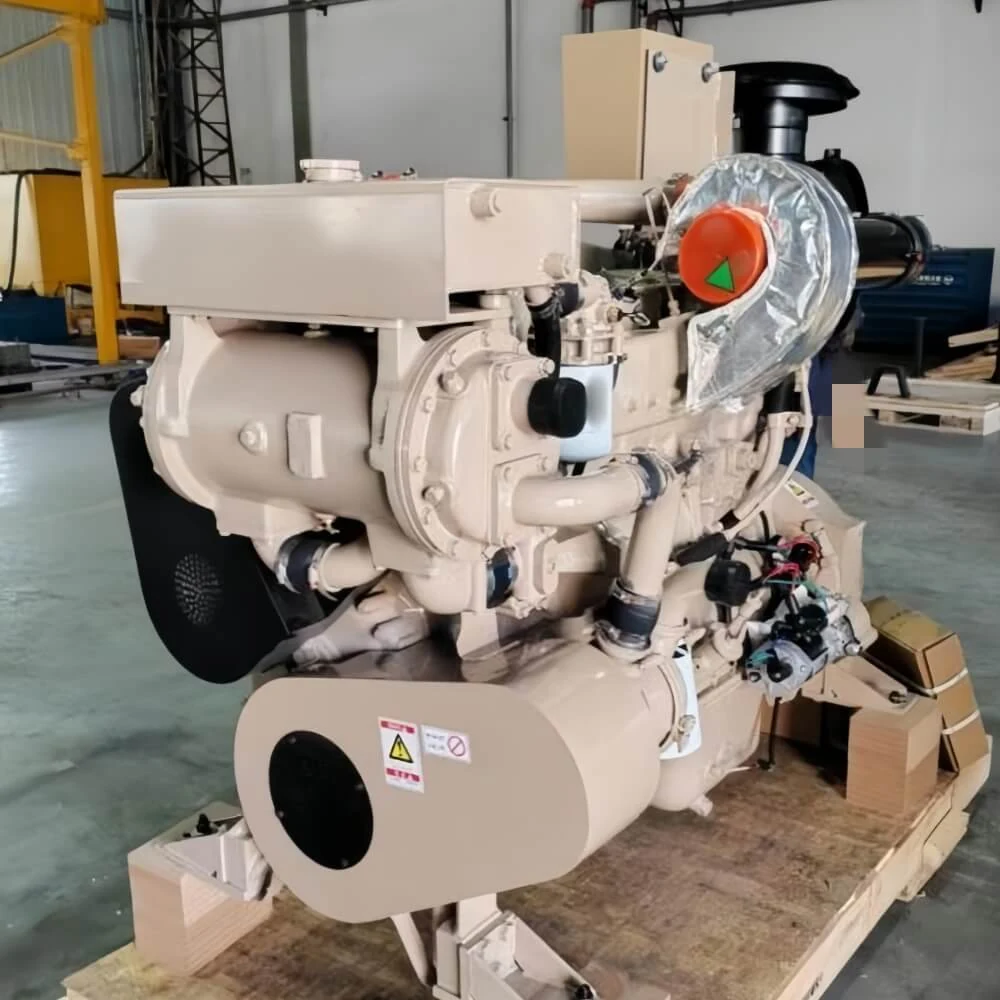 Cummins NTA855 187KW 250HP Marine Diesel Engine shown from another angle
