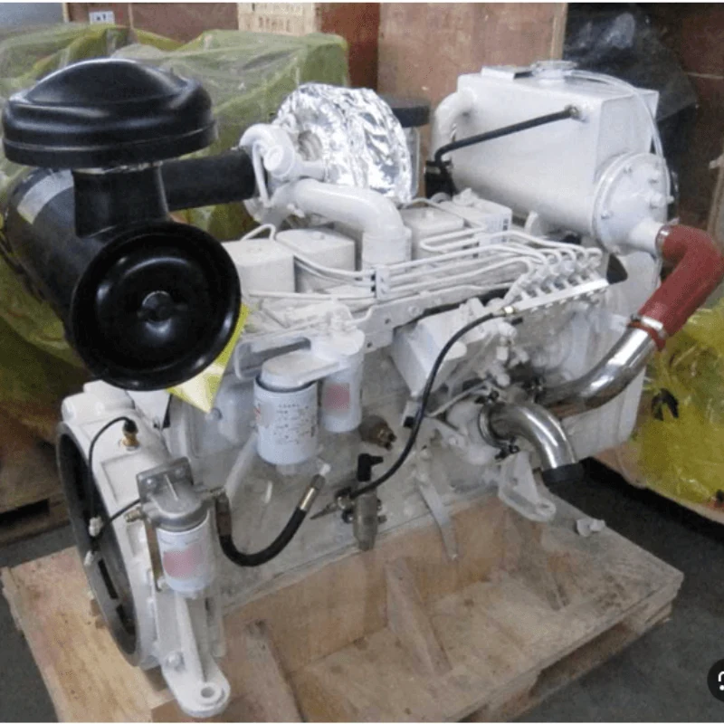 Cummins 4BTA3.9-GM47 47KW 63HP Marine Diesel Engine shown from another angle
