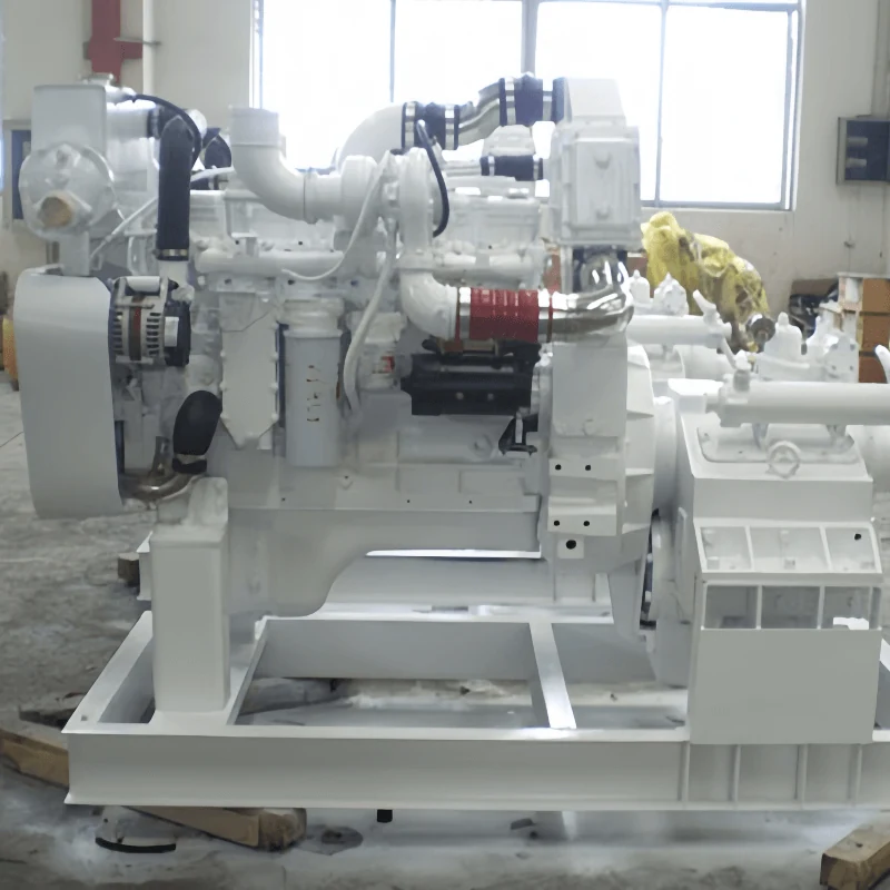 Cummins 6LTAA8.9-GM215 215KW 288HP Marine Diesel Engine shown from another angle