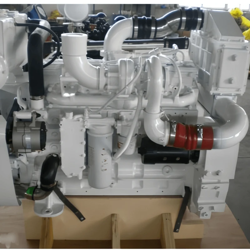 Cummins 6LTAA8.9-GM215 215KW 288HP Marine Diesel Engine shown from another angle