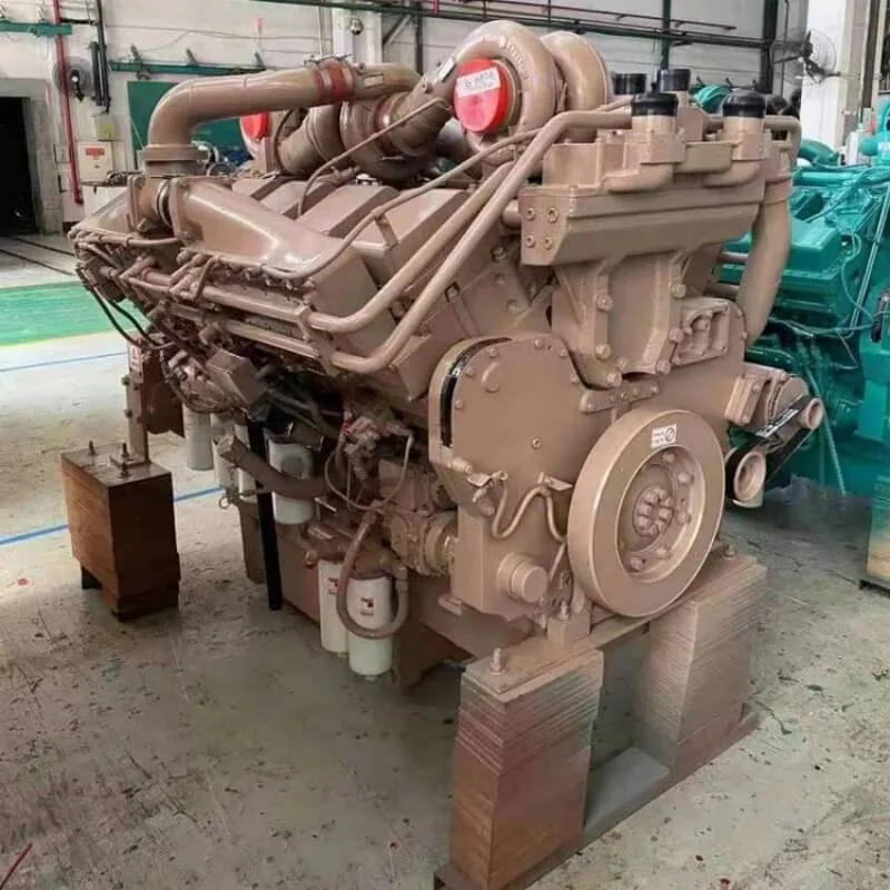 Cummins KT38-M780 582KW 780HP Marine Diesel Engine shown from another angle