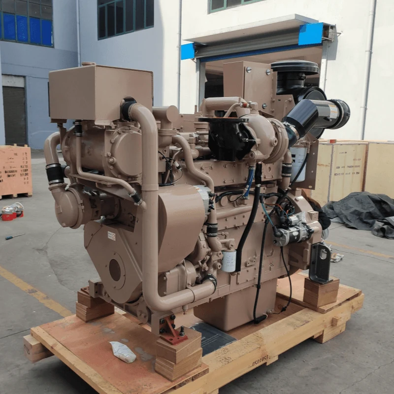 Cummins KTA19-M550 410KW 550HP Marine Diesel Engine shown from another angle
