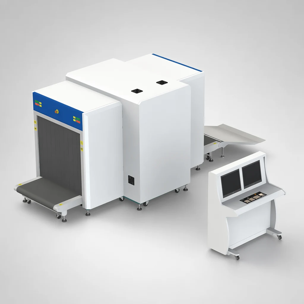 VKJ-100100D dual-view dual-energy cargo X-ray scanner