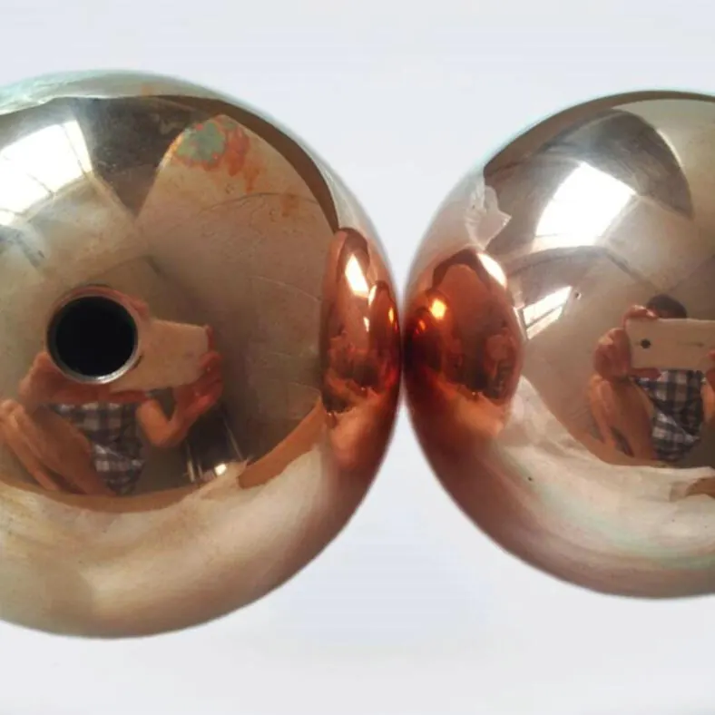 100mm Hollow Copper Balls Lampshade view 3