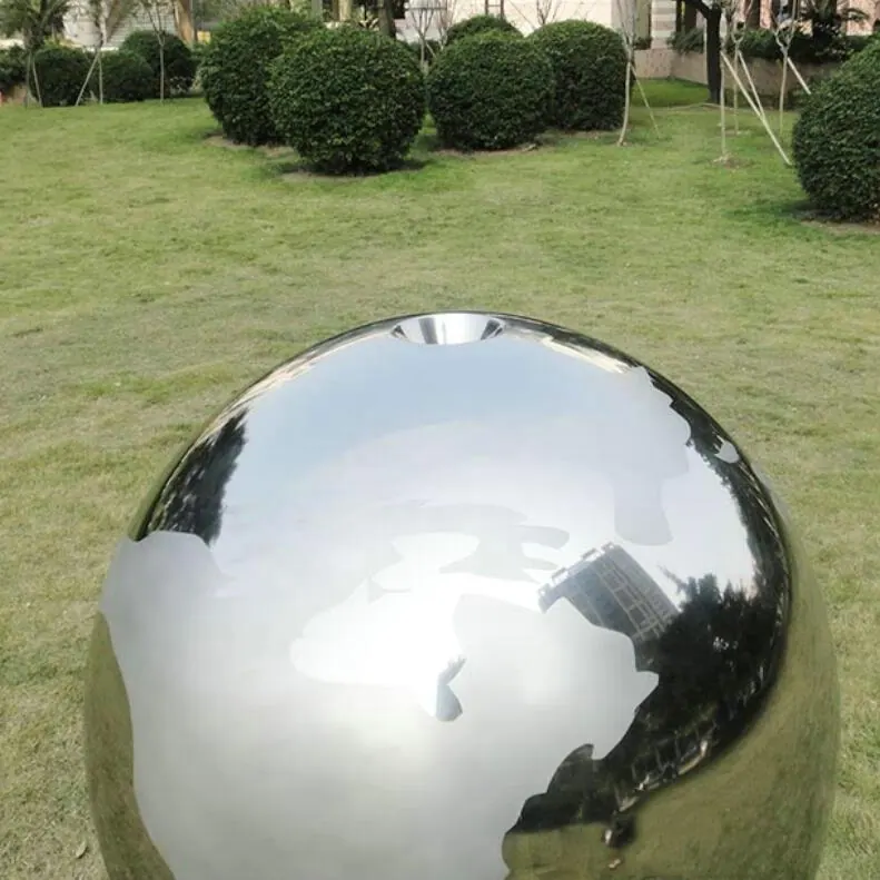 600MM Steel Sphere Water Fountain World Map view 3