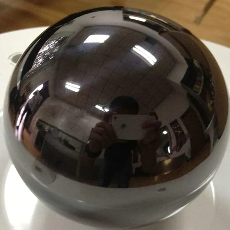 Black Stainless Steel Gazing Ball view 2