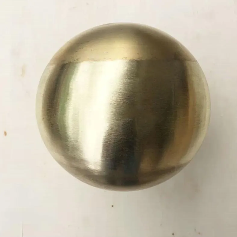 Brass Sphere Raw Finished