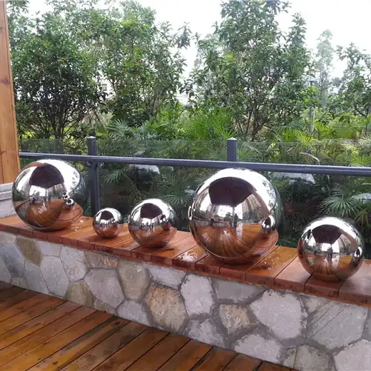 18-Zoll-Gartenornament-Metallkugel