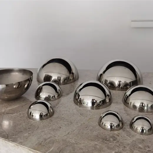 20 mm, 30 mm, 40 mm, 300 mm, Edelstahl-Halbkugel, Metall-Halbkugel