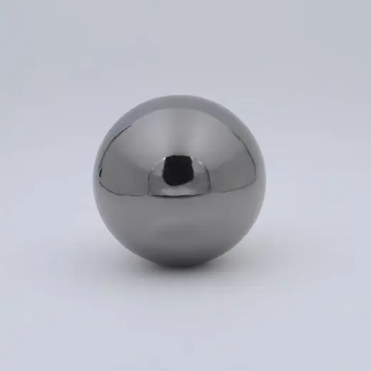Schwarzer Blickball aus Edelstahl