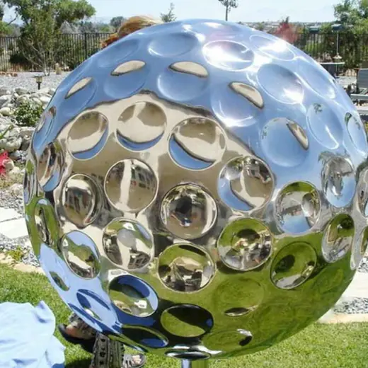 Golfball aus Edelstahl