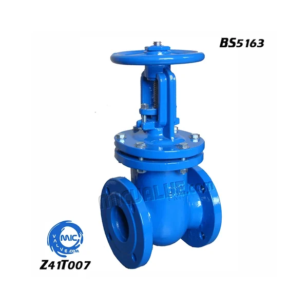 Z41T007 OS&Y metal seated gate valve PN16 with BS5163 flanges and BS10-TABLE-D dimensions