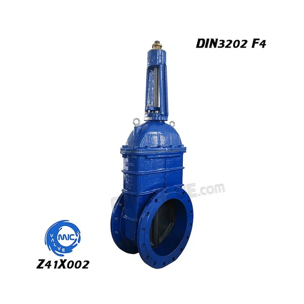 Z41X002 DN400 OS&Y resilient seated gate valve with rising stem and handwheel