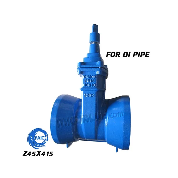 Z45X415 non-rising stem resilient seated gate valve for DI pipe with handwheel and flanged connections
