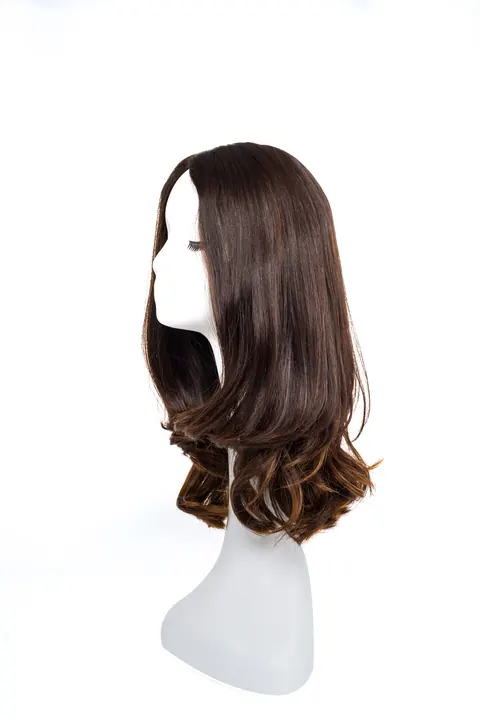 Wig2 human hair wig side view